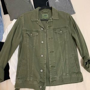 Green Denim Jacket
